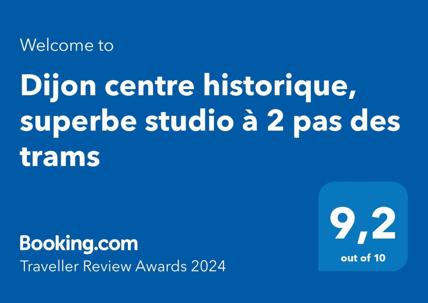 Dijon centre historique, superbe studio à 2 pas des trams Exterior foto
